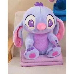 PODUSZKA MASKOTKA STITCH Z KOCEM