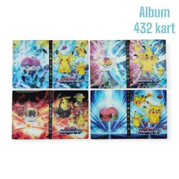 POKEMON 3D ALBUM NA KARTY KOLEKJONERSKIE 432 KART