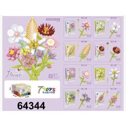 KLOCKI KWIATY FLOWERS
