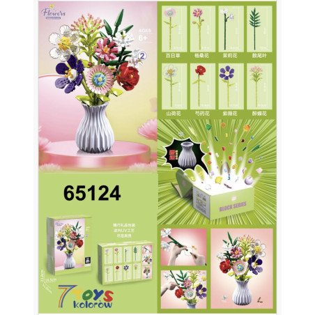 KLOCKI KWIATY FLOWERS