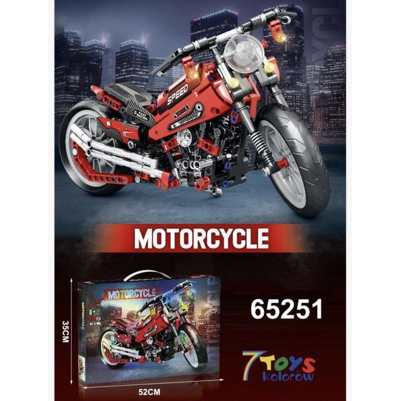 KLOCKI 457PCS MOTORCYKL KLOCKI 457PCS MOTORCYKL