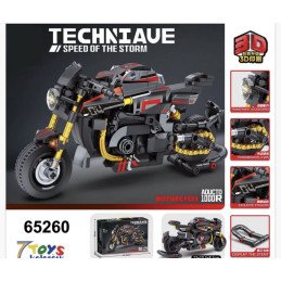 KLOCKI 3D MOTORCYKL