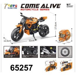 KLOCKI COME ALIVE MOTORCYKL