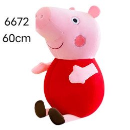 PLUSZOWA MASKOTKA ŚWINKA PEPPA 60CM