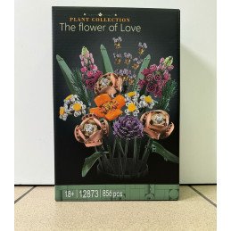 KLOCKI 856PCS KWIATY THE FLOWER OF LOVE