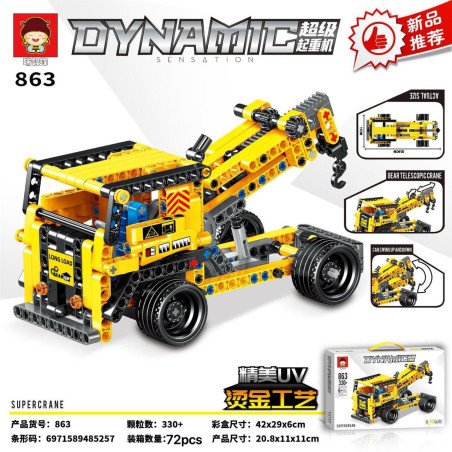 KLOCKI 330PCS+ DYNAMIC SENSATION