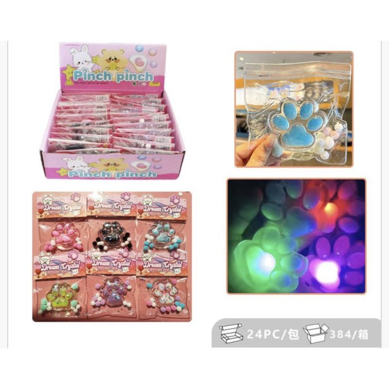 SQUISHY GNIOTEK ŁAPKI ŚWIECĄCE SQUISHY GNIOTEK ŁAPKI ŚWIECĄCE