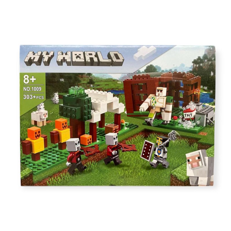 KLOCKI 303PCS+ MY WORLD NO.1009 KLOCKI 303PCS+ MY WORLD NO.1009