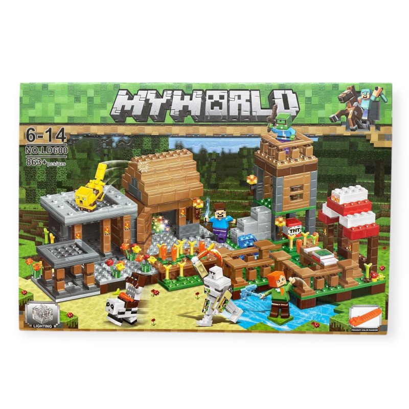 KLOCKI 863PCS+ CITY MY WORLD NO.LD600 KLOCKI 863PCS+ CITY MY WORLD NO.LD600