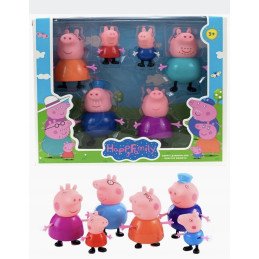 ZESTAW 6SZT RODZINKA RODZINA ŚWINKA PEPPA