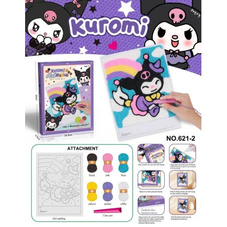KUROMI ART PAINTING YARN WORKS OF ART