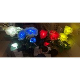 KWIATY LAMPA SOLARNA OGRODOWA