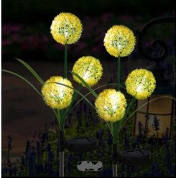 KWIATY LAMPA SOLARNA OGRODOWA