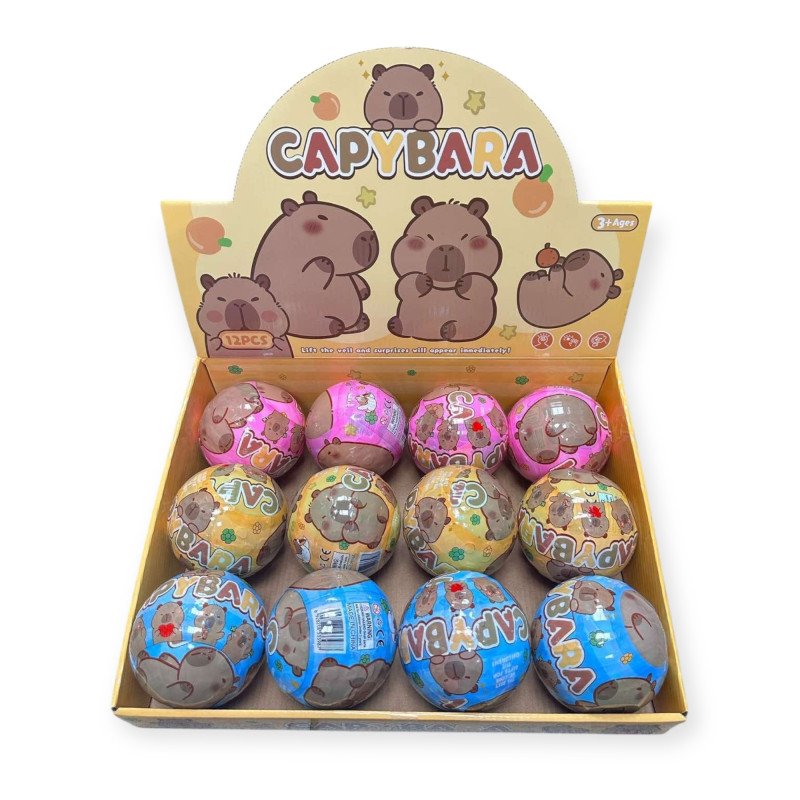 KULA Z FIGURKĄ KAPIBARA KULA Z FIGURKĄ KAPIBARA