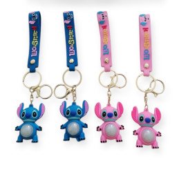 BRELOK GUMOWY STITCH ŚWIECĄCE