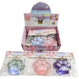 SQUISHY GNIOTEK ŁAPKI DUŻE ŚWIECĄCE