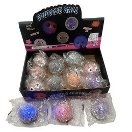 SQUISHY GNIOTEK PIŁKI ŚWIECĄCE