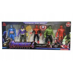 ZESTAW 5SZT FIGURKI AVENGERS