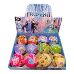 KULA Z FIGURKĄ FROZEN 9CM
