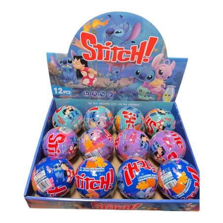 KULA Z FIGURKĄ STITCH 9CM