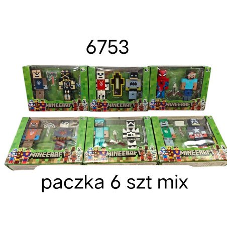 ZESTAW 2SZT FIGURKI MINECRAFT