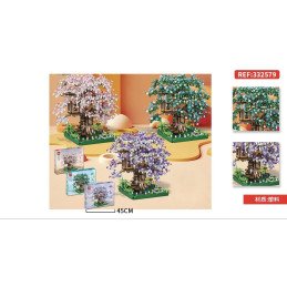 KLOCKI 2000PCS+ FLOWERS KWIATY