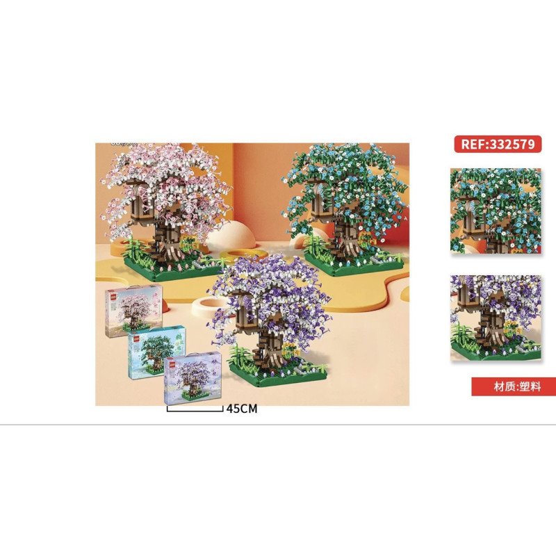 KLOCKI 2000PCS+ FLOWERS KWIATY KLOCKI 2000PCS+ FLOWERS KWIATY