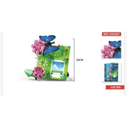 KLOCKI 257PCS FLOWERS KWIATY