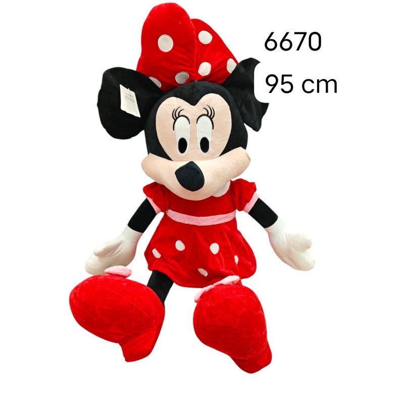 PLUSZOWA MASKOTKA MYSZ MINNIE 95CM PLUSZOWA MASKOTKA MYSZ MINNIE 95CM