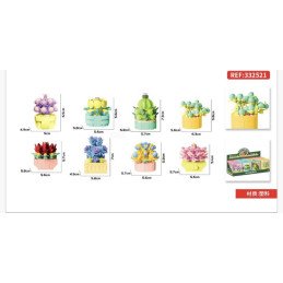 KLOCKI BB034 FLOWERS KWIATY