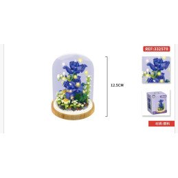 KLOCKI F004 KWIATY FLOWERS