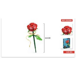 KLOCKI 81PCS KWIATY FLOWERS