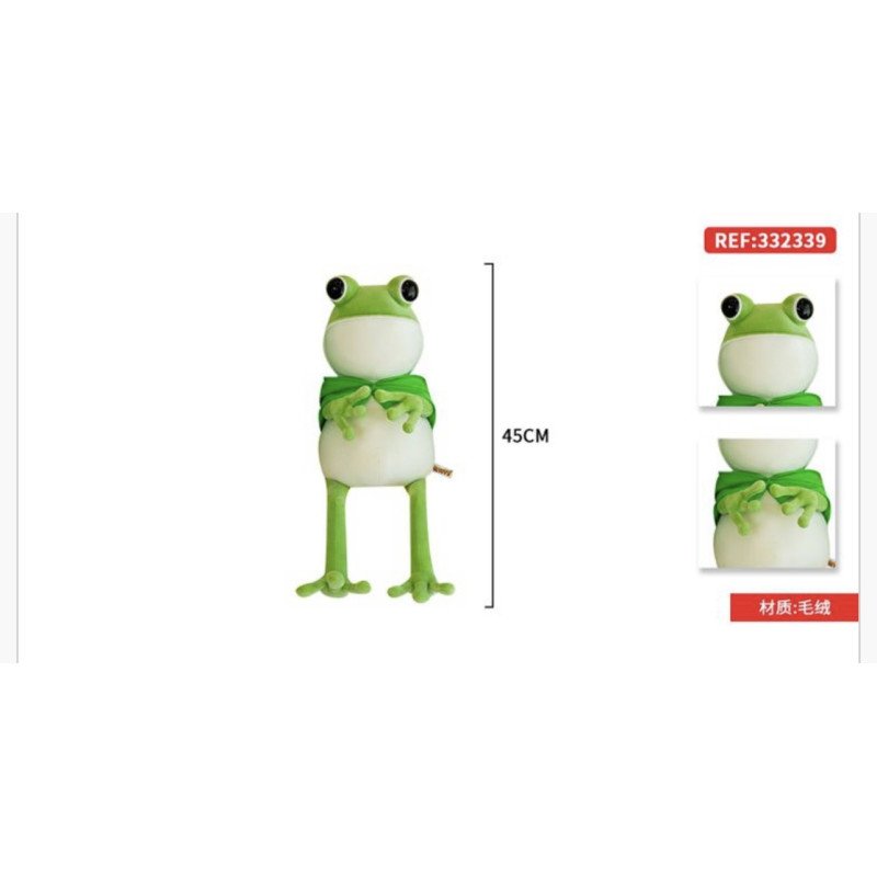 PLUSZOWA MASKOTKA ŻABA 45CM PLUSZOWA MASKOTKA ŻABA 45CM