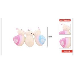 PLUSZOWA MASKOTKA ŚLIMAK 18CM