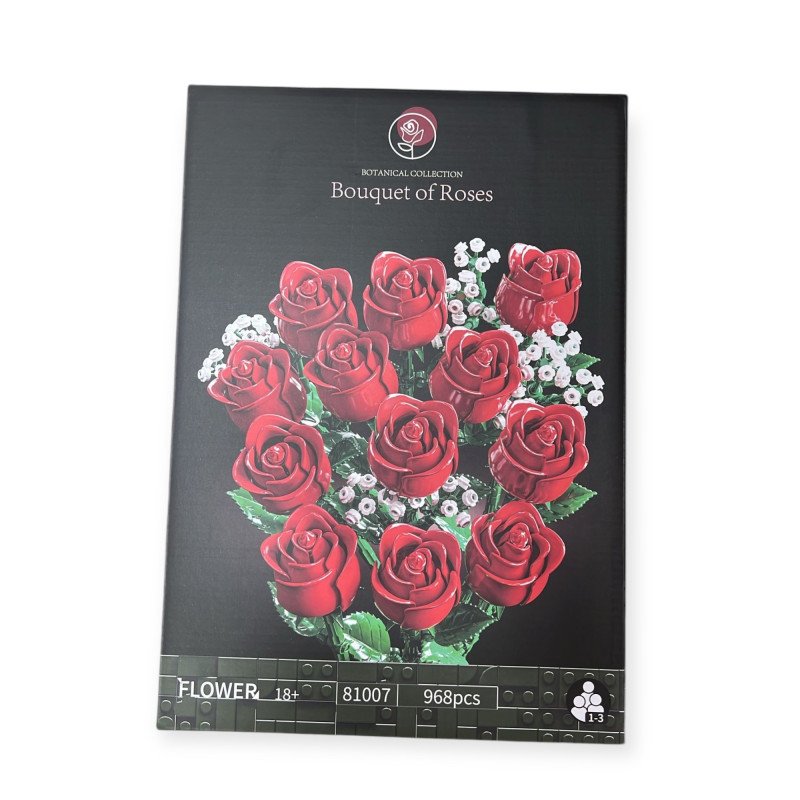 KLOCKI 968PCS BOUQUET OF ROSES KLOCKI 968PCS BOUQUET OF ROSES