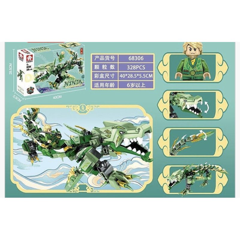 KLOCKI 328PCS NINJA KLOCKI 328PCS NINJA