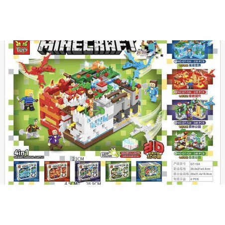 KLOCKI GT-124 MINECRAFT
