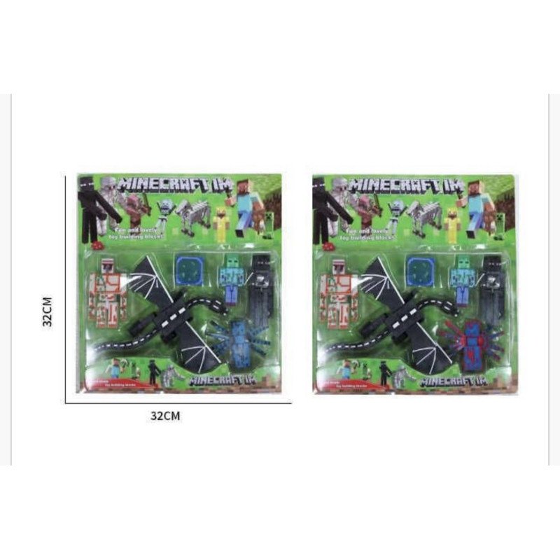 ZESTAW 6SZT FIGUREK MINECRAFT ZESTAW 6SZT FIGUREK MINECRAFT