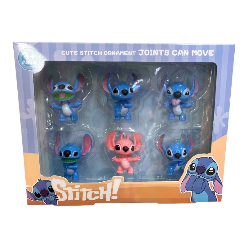 ZESTAW 6SZT FIGURKI STITCH ZESTAW 6SZT FIGURKI STITCH