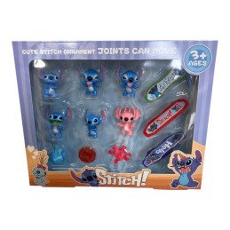 ZESTAW 6 + 6 FIGURKI STITCH
