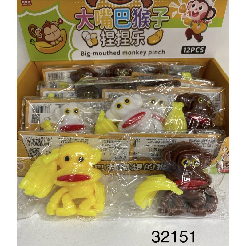 SQUISHY GNIOTEK MAŁPA Z BANANĄ SQUISHY GNIOTEK MAŁPA Z BANANĄ