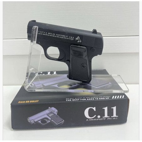 C11 PISTOLET METALOWE NA KULKI