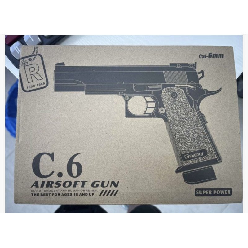 C6 PISTOLET METALOWE NA KULKI C6 PISTOLET METALOWE NA KULKI