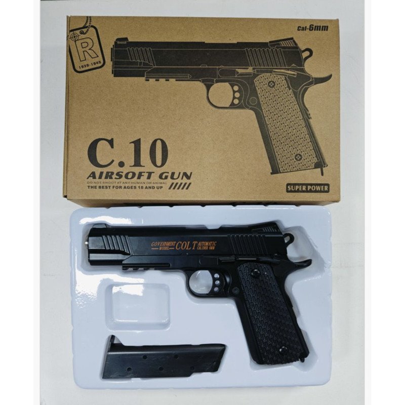 C10 PISTOLET METALOWE NA KULKI C10 PISTOLET METALOWE NA KULKI