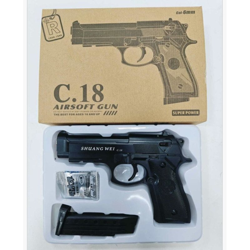 C18 PISTOLET METALOWE NA KULKI C18 PISTOLET METALOWE NA KULKI