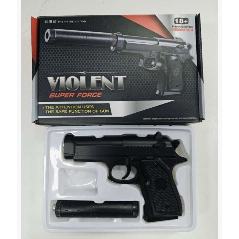 VIOLENT V1+ PISTOLET METALOWE NA KULKI VIOLENT V1+ PISTOLET METALOWE NA KULKI