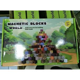 KLOCKI 154PCS MAGNETYCZNE MINECRAFT