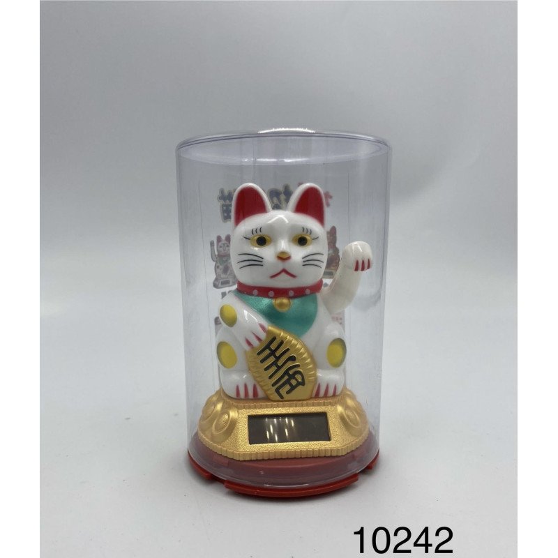 KOTEK SZCZĘŚCIA MACHAJĄCY ŁAPKA MINI SOLAR LUCKY CAT KOTEK SZCZĘŚCIA MACHAJĄCY ŁAPKA MINI SOLAR LUCKY CAT