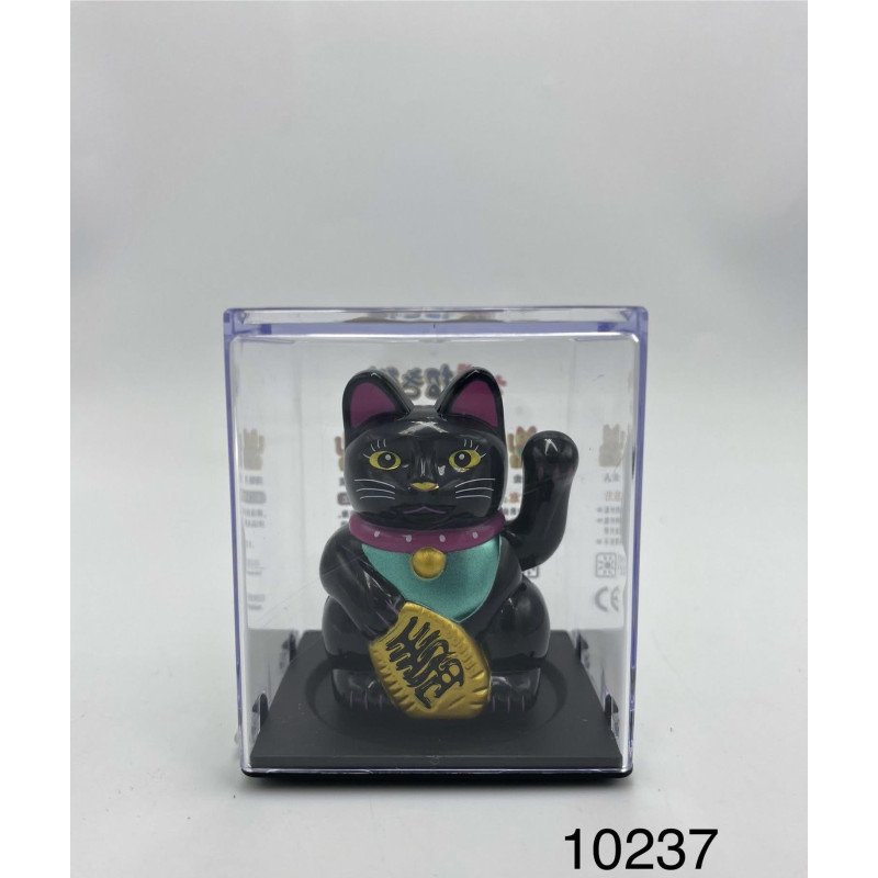 KOTEK SZCZĘŚCIA MACHAJĄCY ŁAPKA MINI SOLAR  LUCKY CAT