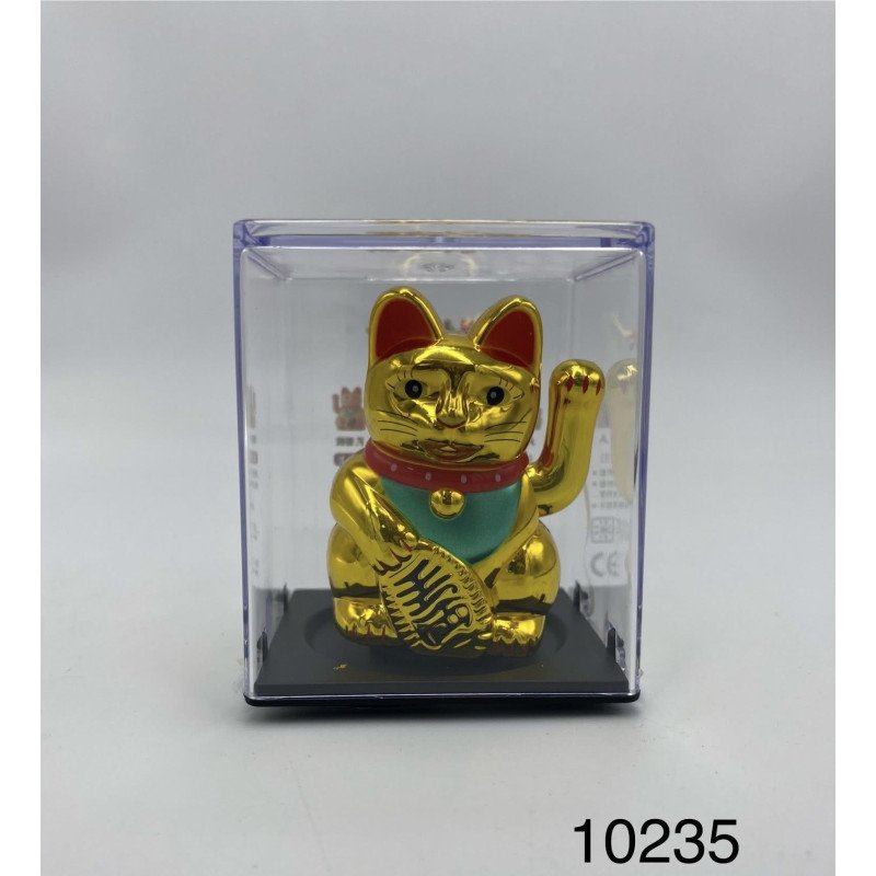 KOTEK SZCZĘŚCIA MACHAJĄCY ŁAPKA MINI SOLAR LUCKY CAT KOTEK SZCZĘŚCIA MACHAJĄCY ŁAPKA MINI SOLAR LUCKY CAT
